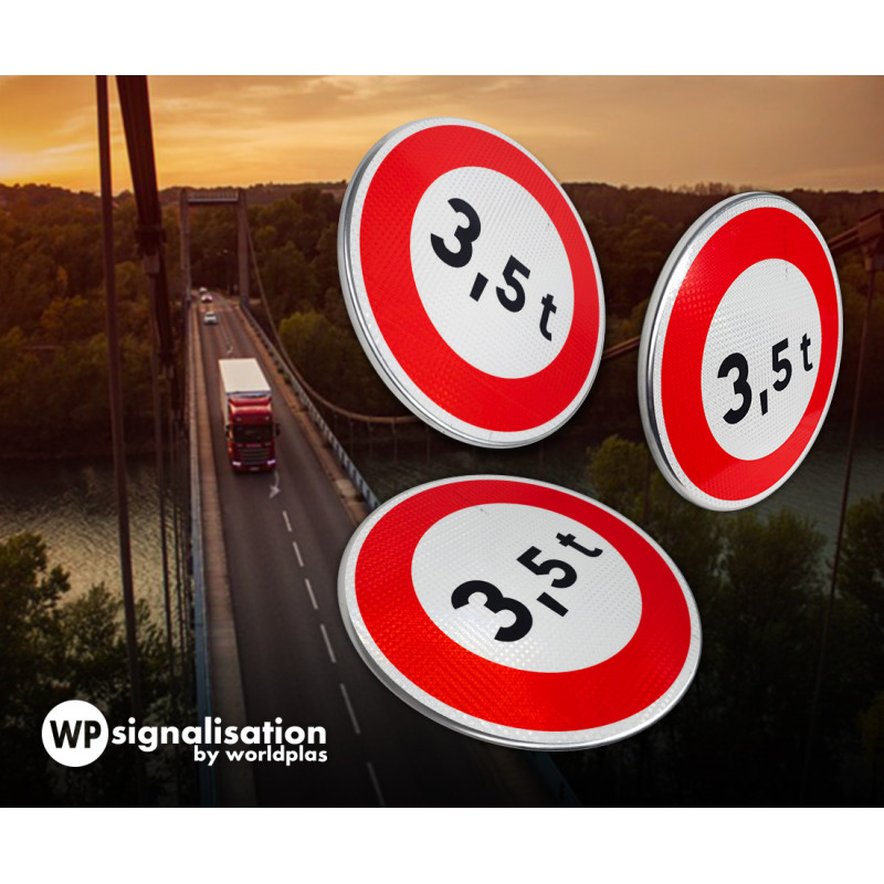 Panneau B Limitation De Tonnage Personnalisable I Wpsignalisation