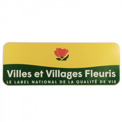 Face avant du panneau Ville et village fleuris I Panneau village I WP Signalisation