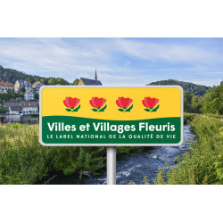 panneau Ville et village fleuris -Panneau village I WP Signalisation