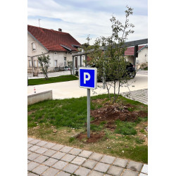 Panneau indication parking C1A | Indication de parking gratuit | Aires de repos et de services