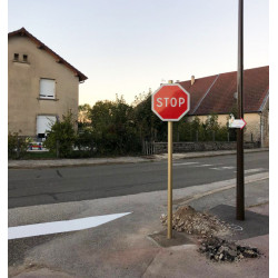 Panneau de signalisation STOP priorité AB4 I Made in France WP Signalisation