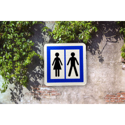 Panneau services toilettes ouvertes au public CE12 | Pour une meilleur signalisation