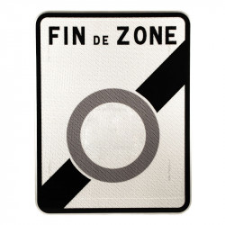 Panneau de Sortie de Zone à Faibles Emissions (ZFE) l WP Signalisation