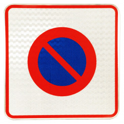 Panneau stationnement entrée d'une zone à stationnement interdit | Panneau B6b1