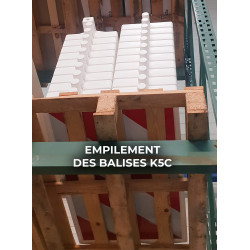 Balise KC5 dans les zones de chantier et travaux  | Empilement dans entrepôts et stocks | WPSignalisation
