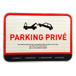 Signalisation PMR - Panneau de stationnement parking privé