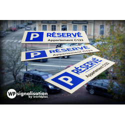 Panneau stationnement et parking personnalisé