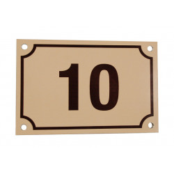 Panneau et plaques d'informations numéro de maison