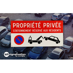 Panneau stationnement et parking personnalisé