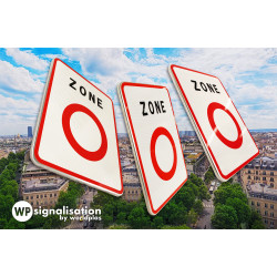 Panneau ZFE | Panneau Zone à Faibles Emissions l WP Signalisation | Reduction de pollution