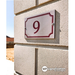 Plaque de maison | Panneau et plaques d'informations numéro de maison | WP Signalisation