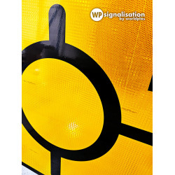 Paneau voierie temporaire présignalisation de déviation KD42c