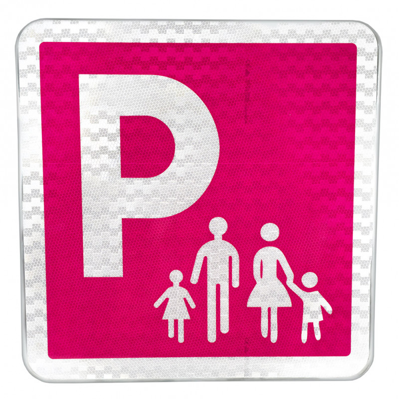 Panneau parking famille nombreuse | WP Signalisation | Place réservée pour famille