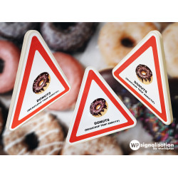 Panneau personnalisé donut - 360 l WP Signalisation