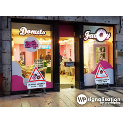 Panneau personnalisé Donut Factory Besançon l WP Signalisation