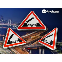 Panneau de danger pont mobile A6 l WP Signalisation
