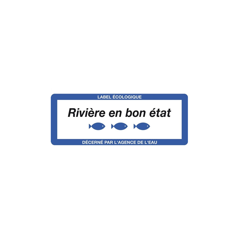 Panneau Label Rivière en bon état l WP Signalisation