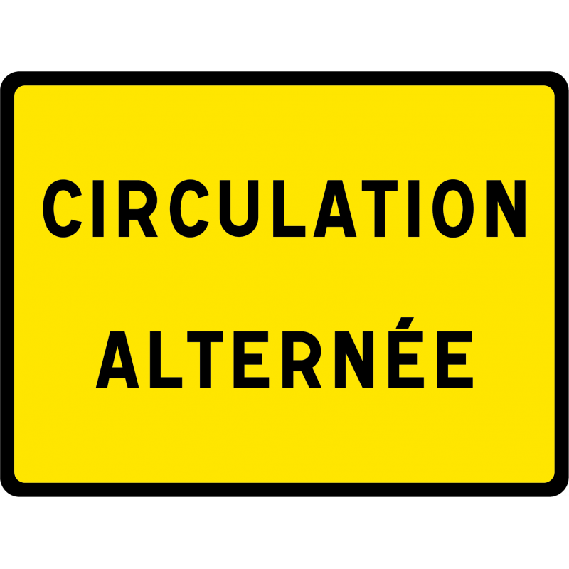 Panneau Indication Temporaire Circulationalternée Kc1ca