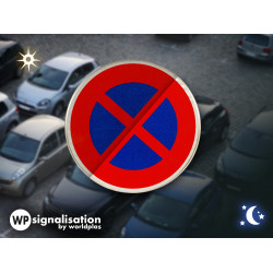 Panneau de stationnement B6D - Arrêt et stationnement interdits l WP Signalisation