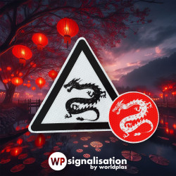Panneau personnalisé Dragon l WP Signalisation
