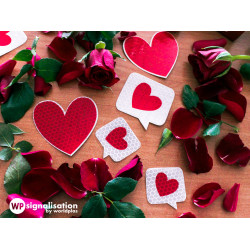 Panneau personnalisé Saint Valentin