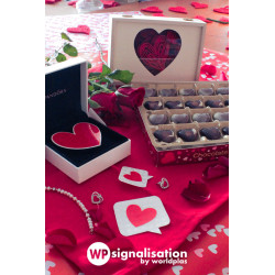Panneau personnalisé Saint Valentin