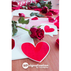 Panneau personnalisé Saint Valentin