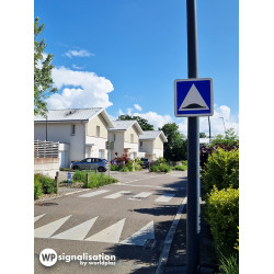 Panneau indication C27 surélévation de la chaussée | Panneau de signalisation dos d'âne I WP Signalisation