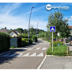 Panneau indication C27 surélévation de la chaussée | Panneau de signalisation dos d'âne I WP Signalisation