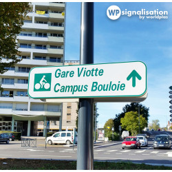 Panneau de position indication de destination distance Dv21b l WP Signalisation