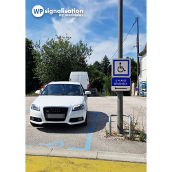 Panneau PMR d'indication de services CE14 I WP Signalisation