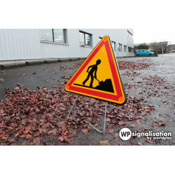 Panneau triflash AK5 leds I Panneau temporaire lumineux | WP Signalisation