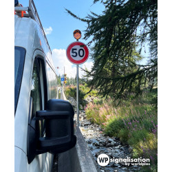 Panneau de signalisation B14 30km/h I Limitation de vitesse à respecter avec feu | WP Signalisation