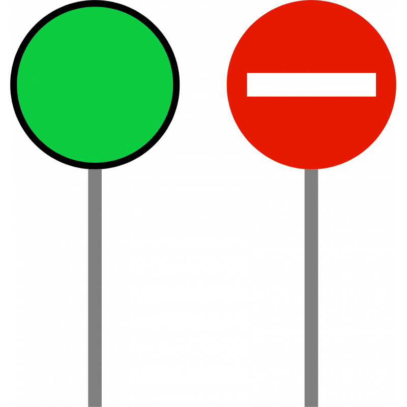 Balisage temporaire signal servant à régler manuellement la circulation K10