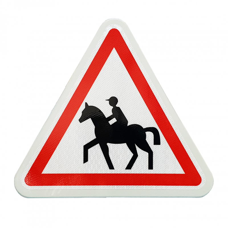 Panneau de danger passage de cavaliers A15C l WP Signalisation Panneau de danger passage de cavaliers A15C l WP Signalisation