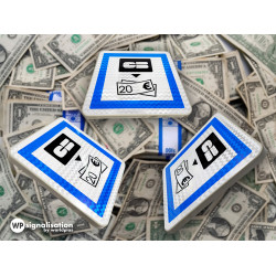 Panneau services distributeur de billets de banque CE25 | WP Signalisation