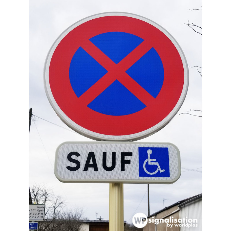 Panneau de stationnement B6D - Arrêt et stationnement interdits l WP Signalisation Panneau de stationnement B6D - Arrêt et stationnement interdits l WP Signalisation