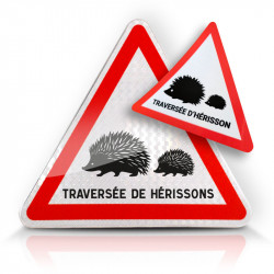 Panneau ou sticker personnalisé de passage d'animaux sauvage | Panneau espèce protégée par WPSignalisation