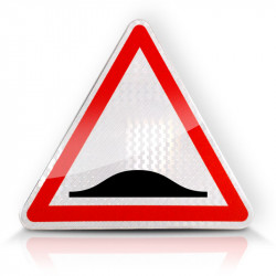 Panneau de danger A2B Ralentisseur de type dos-d'âne I WP Signalisation