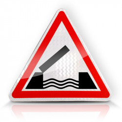 Panneau de danger pont mobile A6 l WP Signalisation