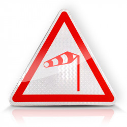 Panneau Vent latéral - Panneau A24 I WP Signalisation