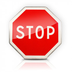 Panneau de signalisation STOP priorité AB4 I Panneau STOP pour signalisation routière par  WP Signalisation