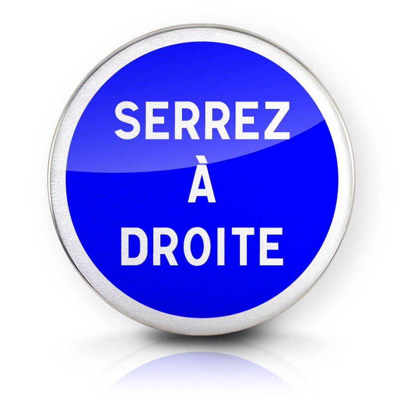 Face avant du panneau B29 I WP Signalisation