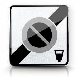 Panneau stationnement sortie de zone à stationnement payant B50D | WPSignalisation | Parking payant