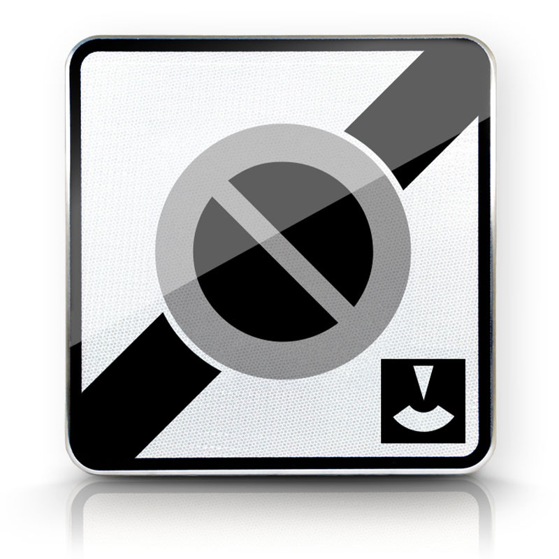 Panneau stationnement sortie zone stationnement durée limitée avec contrôle par disque B50C l WP Signalisation