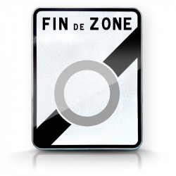 Panneau de Sortie de Zone à Faibles Emissions (ZFE) l WP Signalisation