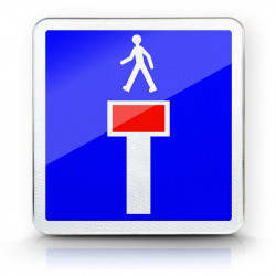 Panneau indication mpasse comportant une issue C13C