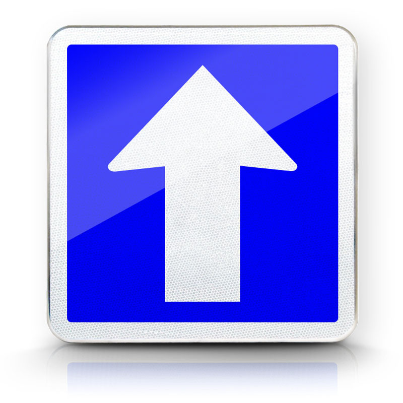 Panneau circulation à sens unique I Panneau C12 I WP Signalisation