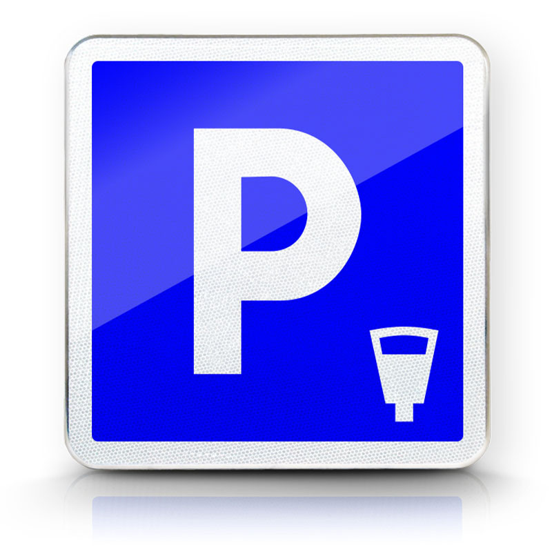 Panneau indication parking payant C1C l WP Signalisation