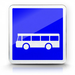 Panneau indication arrêt d’autobus C6 | Panneau bus C6 | WPSignalisation